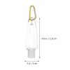 Empty 30 mL PETG Travel Bottles with Hooks, 10-Pack for Lotion view 2