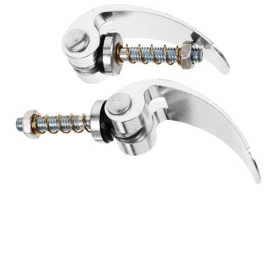 Bicycle Trailer Hitch Connector, 2-Pack, Aluminum Alloy, Silver