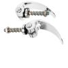 Bicycle Trailer Hitch Connector, 2-Pack, Aluminum Alloy, Silver view 1