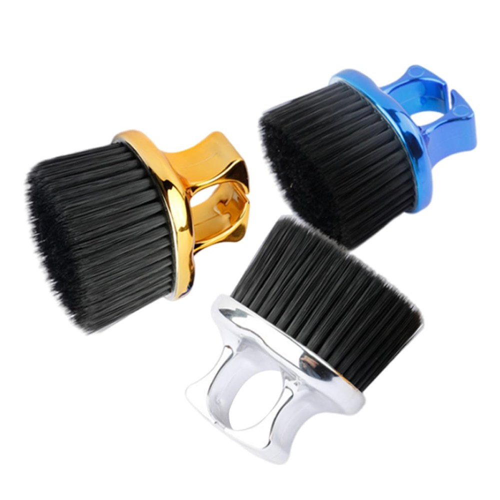 HAMPPLIES 3-Piece Beard Brush Set for Men with Neck Brush