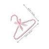 Pearl Clothes Hangers, 5-Pack, Plastic, 20 cm, Pink view 2