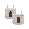 CORHAD 2-Pack Fabric Hay Bags for Rabbits and Small Animals view 1