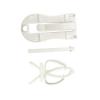 HOLIDYOYO 2-Pc. White Plastic Vegetable Clips for Parrots with Fixed Clips, Random Style view 1