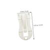 HOLIDYOYO 2-Pc. White Plastic Vegetable Clips for Parrots with Fixed Clips, Random Style view 2