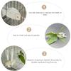 HOLIDYOYO 2-Pc. White Plastic Vegetable Clips for Parrots with Fixed Clips, Random Style view 3