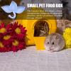 Hamster Feeding Bowl - Three-Leaf Design view 2