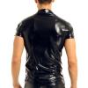 Men's Wetlook Latex Slim-Fit Tank Top view 2