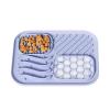 Silicone Lick Mat for Dogs to Slow Eating view 1