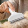 Pet Hair Removal Tool - Stainless Steel Undercoat Rake view 2