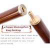 Carved Wooden Walking Cane with Animal Design view 2
