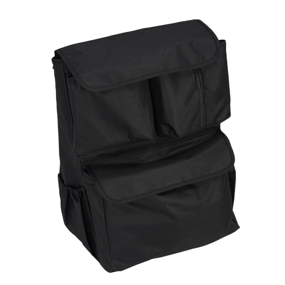 Luocute Universal Stroller Organizer, Oxford Fabric Hanging Bag with Multiple Pockets and Drink Holder (BLACK)