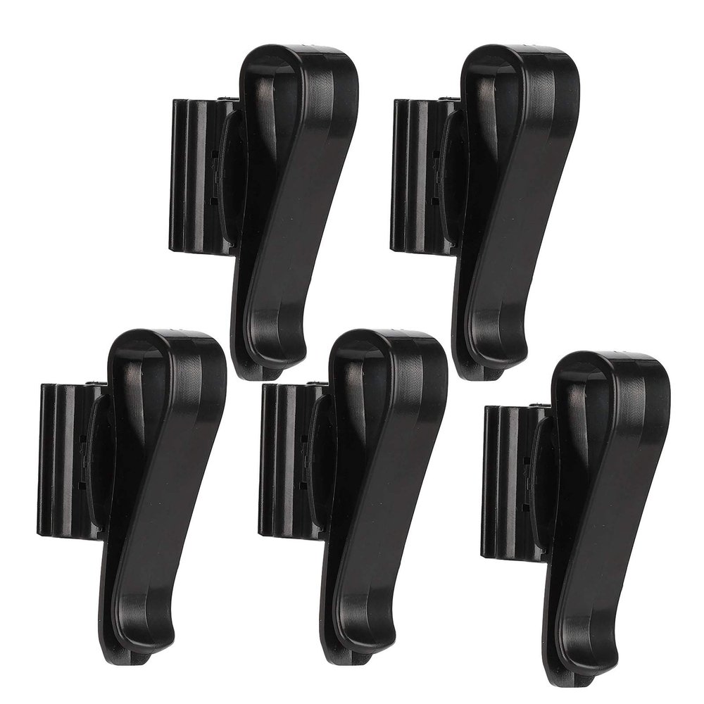 5-Piece Aquarium Hose Mounting Clips, Adjustable Tube Holders, Black