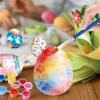 Plastic Easter Eggs for Painting and Labeling, 16-Piece Hanging Decoration Set view 3