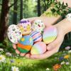 Plastic Easter Eggs for Painting and Labeling, 16-Piece Hanging Decoration Set view 4