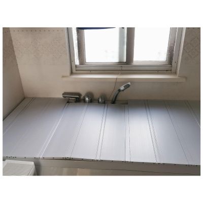 PVC Bathtub Tray with Insulated Cover, Phone and Tablet Holder, 70 x 105 x 1.2 cm