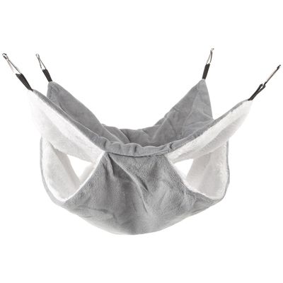 Hemobllo Double-Layer Lint Hanging Hammock for Hamsters
