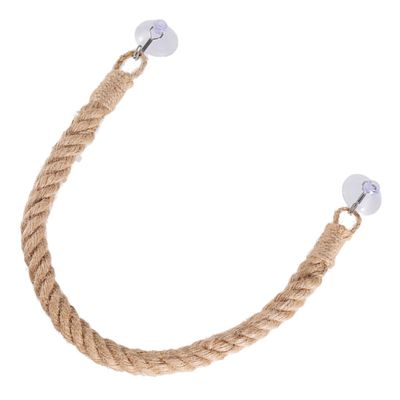 Mipcase Hermit Crab Climbing Rope with Jute Rope and Plastic Holder