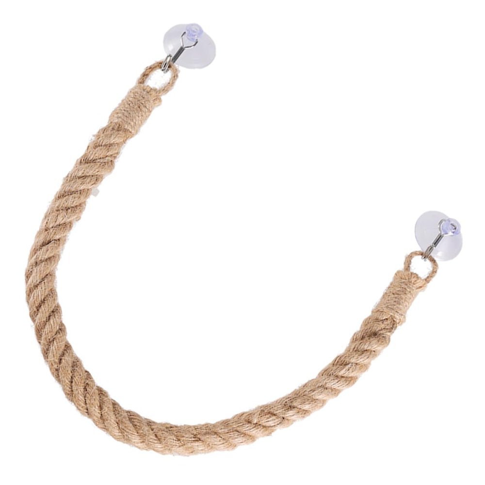 Mipcase Hermit Crab Climbing Rope with Jute Rope and Plastic Holder