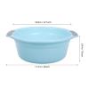 Mikikit Thickened Plastic Wash Basin with Handles view 2