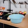 Mikikit Thickened Plastic Wash Basin with Handles view 4