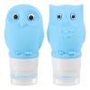 Toyvian 2-Pack Silicone Travel Bottles with Cute Owl Design view 1