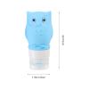 Toyvian 2-Pack Silicone Travel Bottles with Cute Owl Design view 3
