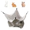 Pet Cage Hammock, 3-Layer Breathable Plush Bed for Small Pets view 4