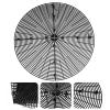 Hemobllo Black Plastic Flower Pot Mesh Cover, 1 pc view 3