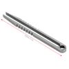 Naroote Mini Titanium Alloy Tweezers, Lightweight and Rust-Resistant for Outdoor Camping and Travel (Silver) view 3