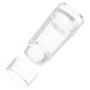 Hemobllo Silicone Nail Stamp with Double-Ended Head and Scraper, Transparent, Durable French Manicure Nail Art Tool for DIY Manicures view 1