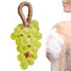 Handmade Crystal Grape Soap on a Rope, Green Tea view 1