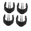 IMIKEYA C-Shaped Walking Cane Clips, ABS and Steel, 4 Pieces, for Everyday Use view 1