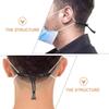 UKCOCO Elastic Mask Extender 4 Pack Black view 2