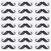 50 Nose Hair Removal Stickers for Beards and Mustaches, Black view 1