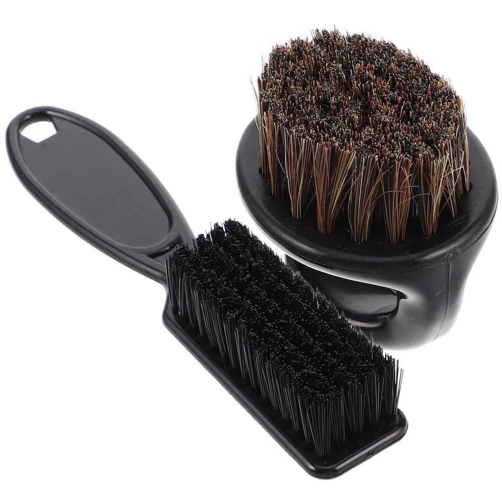 LIFKICH Men's Neck Duster Brush Set with Soft Nylon Bristles