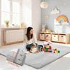Voxirum Baby Nursery Rug, 2 cm Thick Crawling Mat, Non-Slip Play Mat, 40 x 150 cm, Gray view 4