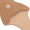 Brown Leather Nail Scissors Case for Nail and Cuticle Nippers view 3