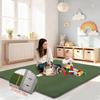 Voxirum Baby Play Mat, 2 cm Thick, Non-Slip Nursery Rug, 60 x 90 cm, Olive Green view 4