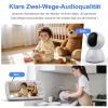 CAYVIS Baby Monitor with 1080p Camera, 5" Split Screen (720p), No Wi-Fi, PTZ, IR Night Vision, ECO Mode, Two-Way Audio, Temperature and Time Display view 3