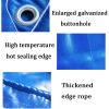 Aquarium Pool with Drain Valve, 0.5 mm PVC Liner, Temporary Holding Tank for Saltwater Fish, Koi, and Turtles view 3
