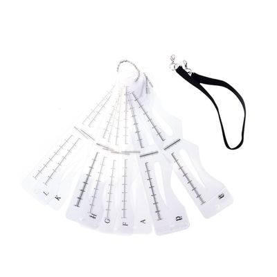 Eyebrow Stencil Set, 12 Styles, Plastic, for Precise Shaping