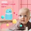 JEWEDECO Baby Powder Container with Cartoon Bear, Blue view 4