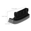 Beard Hair Cleaning Scrub Sponge, 2-Piece Set, Curved, Compact, Black view 2