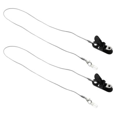 Hearing Aid Clips, 2-Piece Nylon and Silicone, Lightweight for Travel
