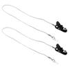 Hearing Aid Clips, 2-Piece Nylon and Silicone, Lightweight for Travel view 1
