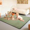 Stqyeiw Kids Rug, Thick Coral Velvet, Grass Green, 80 x 150 cm view 2