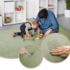 Stqyeiw Kids Rug, Thick Coral Velvet, Grass Green, 80 x 150 cm view 3