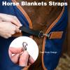 HaiFafafaing 2-Pack Adjustable Leg Straps for Horse Blankets view 4