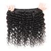 AuokMar Brazilian Natural Black Water Wave Human Hair Bundles, Double Weft, 50 g/Bundle, 2 Bundles, 32 in view 4