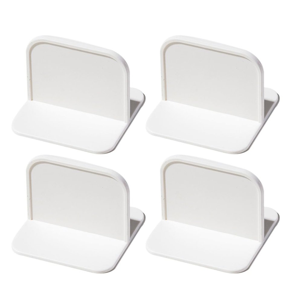 BRIGHTFUFU 4-Piece Furniture Anchors with Anti-Tip Connectors and Abrasion-Resistant HIPS Adhesive Pads